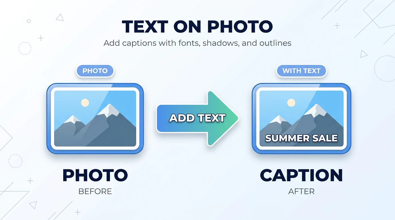 Text on Photo